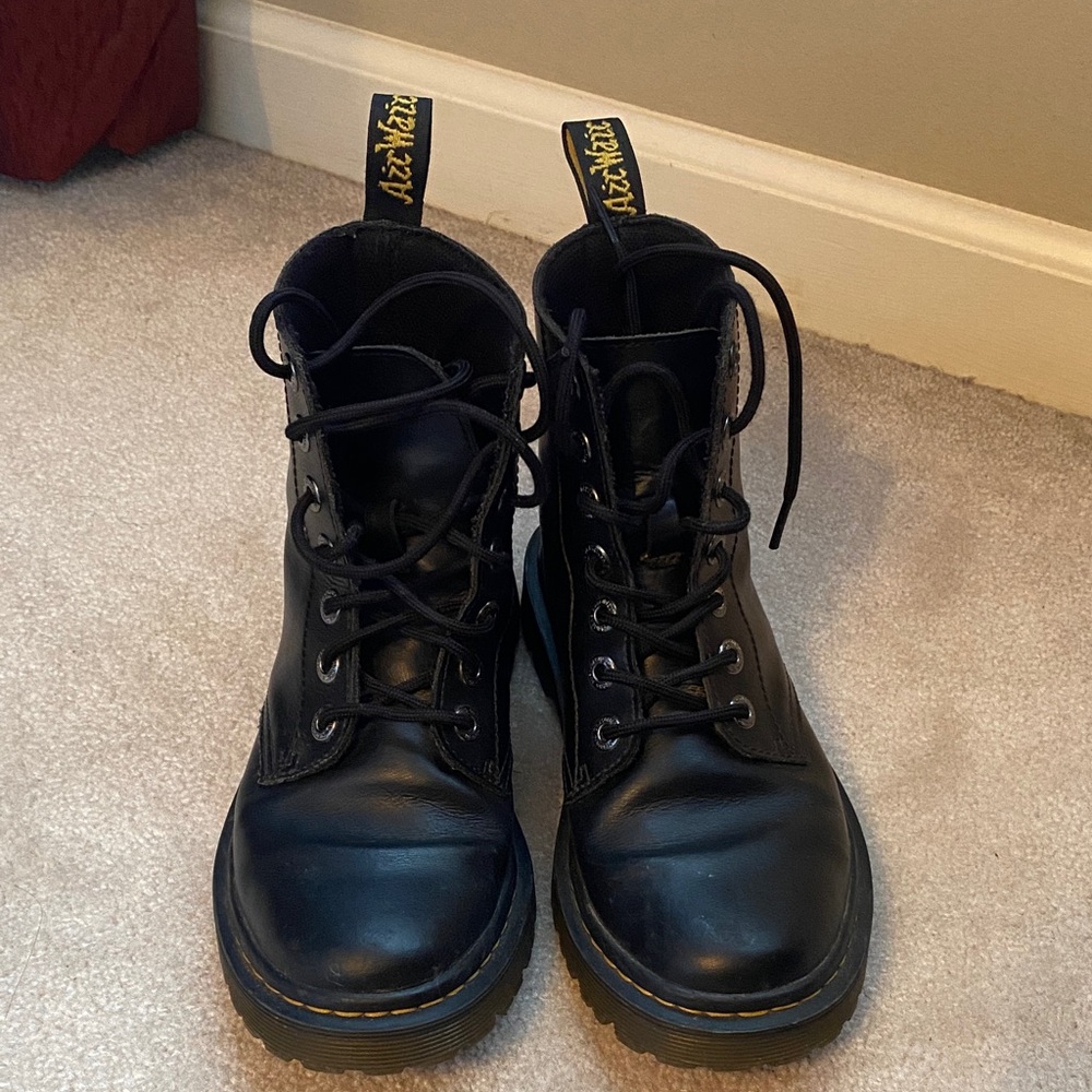 Dr. Martens Black Lace-Up Boots